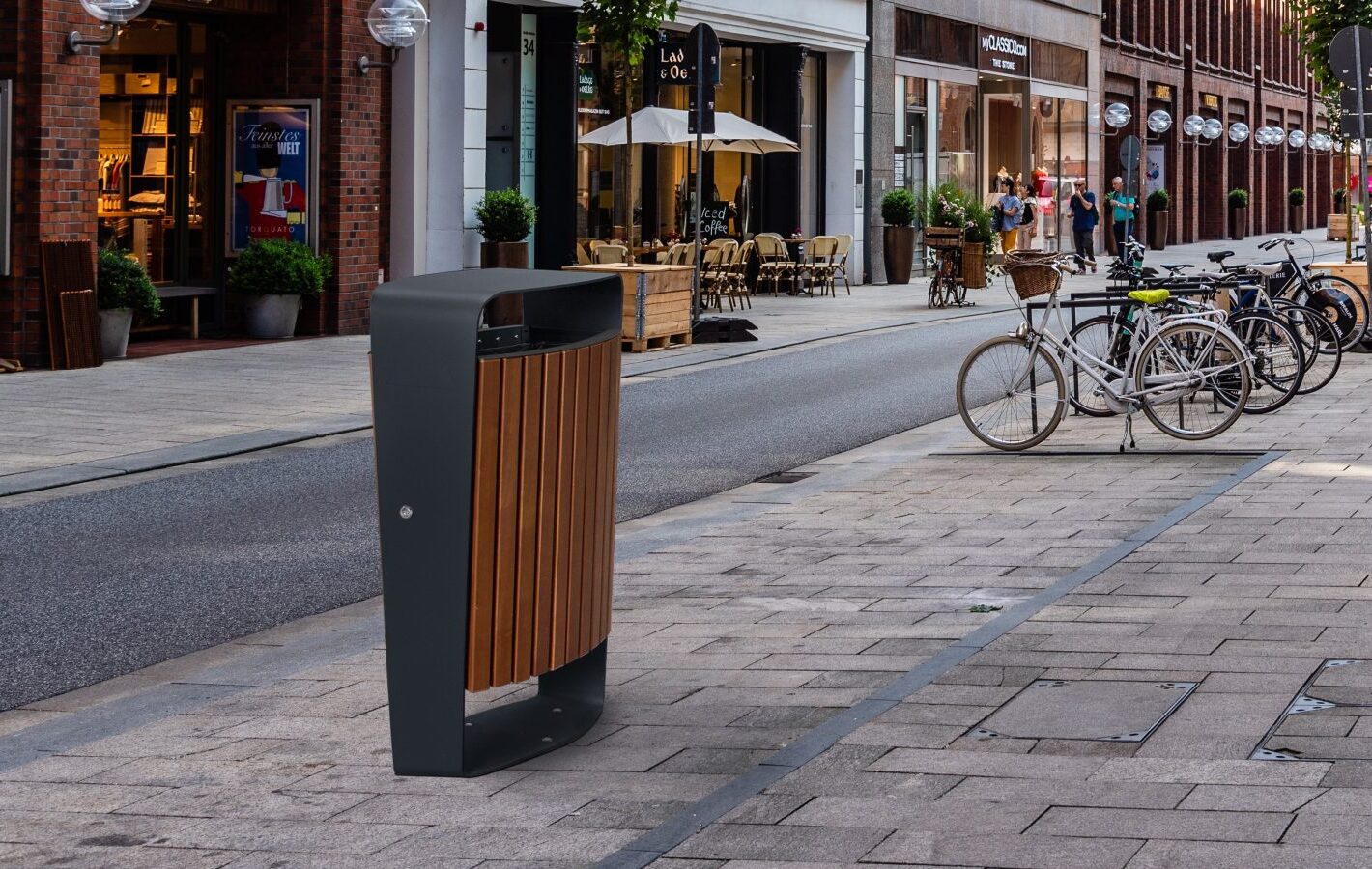 Principle Outdoor Recycling Bin