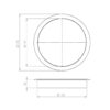 Round Plastic Insert
