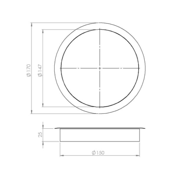 Round Plastic Insert
