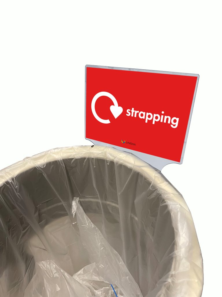 Strapping Longopac Plastic Sign